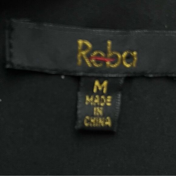 Reba Jacket Disco Gold Button Up Pockets Lightweight Sz M NWOT - Picture 11 of 12